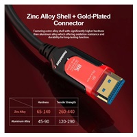 PREMIUMCORD Ultra High Speed HDMI 2.1 optický fiber kabel 8K@60Hz, zlacené 15m