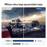 PREMIUMCORD Ultra High Speed HDMI 2.1 optický fiber kabel 8K@60Hz, zlacené 30m