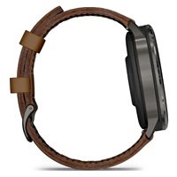 Garmin Venu 4 (45 mm) Slate / Černý silikonový řemínek a Hnědý kožený řemínek, EU