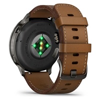Garmin Venu 4 (45 mm) Slate / Černý silikonový řemínek a Hnědý kožený řemínek, EU