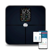 Salente BodyFit, chytrá osobní diagnostická fitness váha, Bluetooth, černá