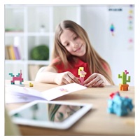 BAZAR - PIXIO Mini Dinos magnetická stavebnice - Poškozený obal (Komplet)