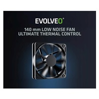 EVOLVEO G750 zdroj 750W, 80+ GOLD, ATX 3.1, aPFC, 140 mm ventilátor, záruka 3 roky, bílý