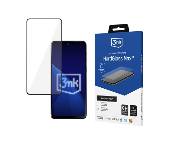 3mk tvrzené sklo HardGlass Max Black pro Motorola Moto G55 5G