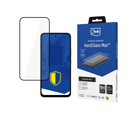 3mk tvrzené sklo HardGlass Max Black pro Redmi 15 5G