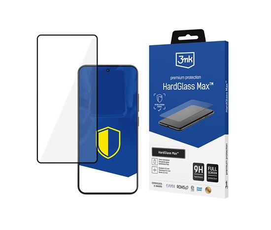 3mk tvrzené sklo HardGlass Max Black pro Xiaomi 15