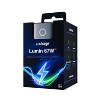 3mk napájecí adaptér InCharge Lumin PD 67W QC4+ PPS AFC FCP SCP 1A2C TFT Display Black/Grey