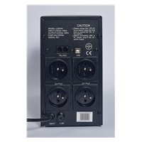 BAZAR - EUROCASE UPS EA200LED 1200VA line interactive, poškozený obal
