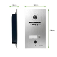 EVOLVEO DoorPhone ID-1, 2drátový videotelefon s RFID, otiskem prstu a podporou ONVIF kamer