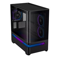 BAZAR ASUS Case AP202 PRIME CASE, mATX, Průhledná bočnice, 3x 120mm ARGB Fan, černá (POŠKOZENÝ OBAL)