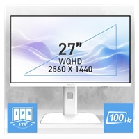 MSI PC AiO Modern AM273QP AI 1UM-429XEU, Ultra 7 155H, 27" WQHD, Anti-Glare, 16GB, 512GB SSD, N/A, No OS, White