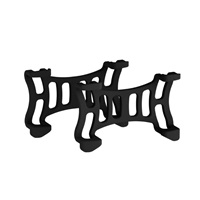 Tractive GPS DOG 6 - gumové spony, černá