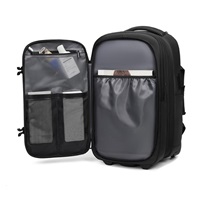 MYBALO JetRoll prostorný kompresní cestovní batoh a kufr 2v1