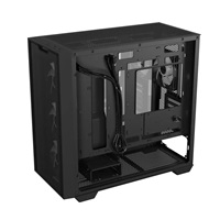 BAZAR ASUS case A21 PLUS, Mini Tower, průhledná bočnice, 4x 120mm ARGB Fan, černá (POŠKOZENÝ OBAL)