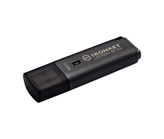 Kingston Flash Disk 32GB IronKey Locker Plus 50 G2, FIPS 197, AES-256