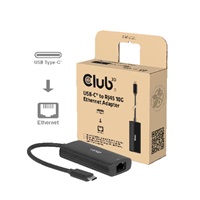 Club3D Adaptér USB-C na RJ45, 10Gb, M/F, 12cm