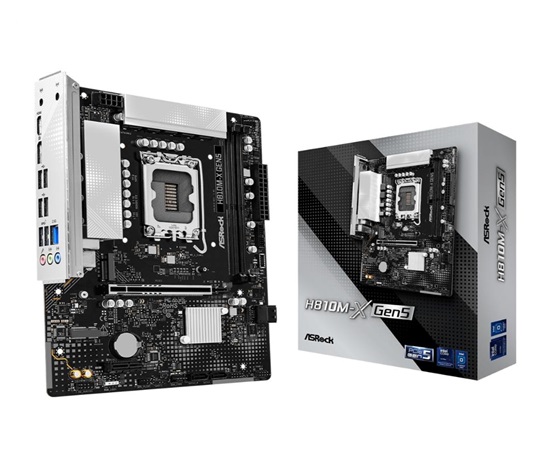 ASRock MB Sc LGA1851 H810M-X Gen5, Intel H810, 2xDDR5, 1xDP, 1xHDMI, mATX