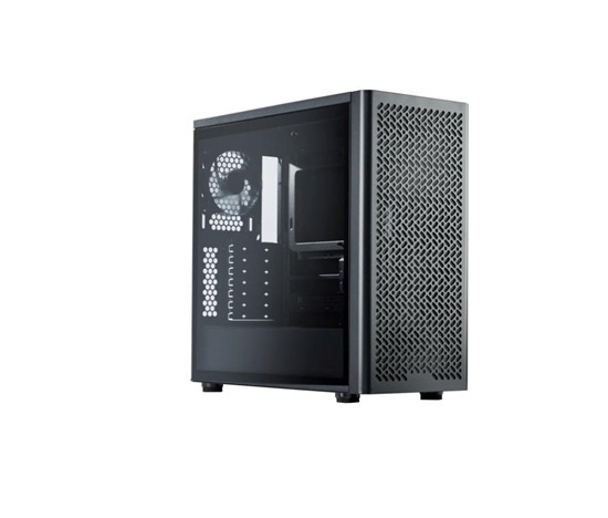 BAZAR - Cooler Master case Elite 502 Lite, Průhledná bočnice, ATX, 1x 120mm Fan, černá - Poškozený obal (Komplet)