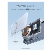 UGREEN magnetická bezdrátová nabíječka 2v1 MagFlow Qi2.2, 25W, MagSafe, stříbrná