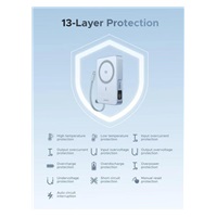 UGREEN magnetická powerbanka MagFlow 10000mAh s diplejem, Li-ion, 30W, MagSafe, 2x USB-C, stříbrná