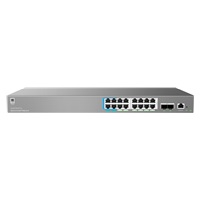 Grandstream GWN7802P Pro Layer 2++ Managed Network switch, 16x Gb RJ45 PoE