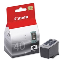 Canon CARTRIDGE PG-40 černá pro MP-150, MP-170, MP-450, PIXMA IP1x00, IP2x00, MP1x0, MP-210 (490 str.)