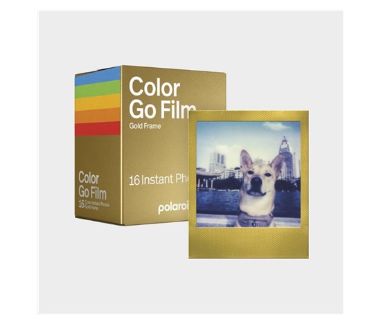 Polaroid Color film for Go - Gold Frame - Double Pack