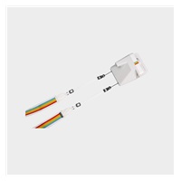 Polaroid Camera Strap Flat Rainbow White