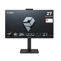 MSI PC AIO PRO MAX 27TP Z 8MG-002XEU, Ryzen 7 255, 27", Anti-Glare, 16GB, 512GB SSD, N/A, No OS, Black