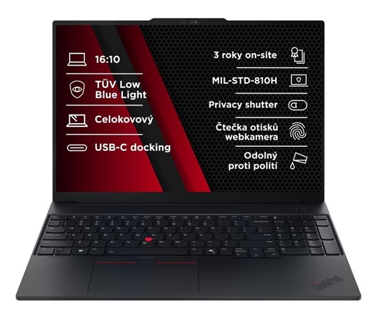 BAZAR - LENOVO NTB ThinkPad E16 AMD G3 - Ryzen5 220,16GB,512SSD,bezOS - Rozbaleno