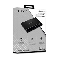PNY SSD CS900 250GB, SATA III 2,5", (R:535 / W:500MB/s)