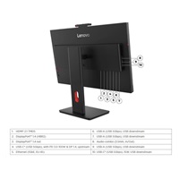 LENOVO LCD T27QD-4v - 27",IPS,16:9,2560x1440,300cd/m2,1500:1,4ms(GtG),HDMI,DP,USB Hub,USB-C,RJ45,Pivot,repro,5LET ZÁRUKA