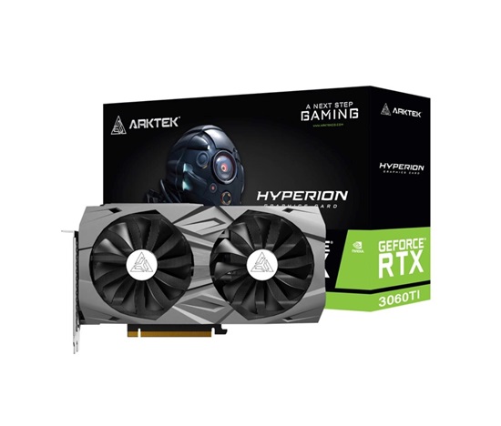 ARKTEK VGA NVIDIA GeForce RTX 3060 Ti Hyperion 8GB, RTX 3060 Ti, 8GB GDDR6, 3xDP, 1xHDMI