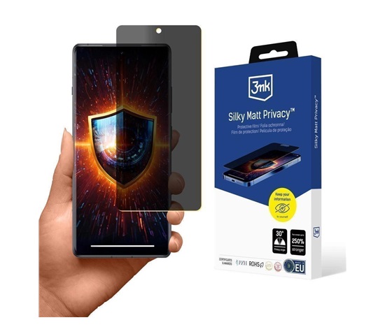 BAZAR - 3mk ochranná folie Silky Matt Privacy pro Ulefone Armor 27 Pro - Poškozený obal (Komplet)