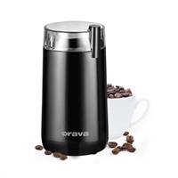 Orava KM-803 mlýnek na kávu, 180 W, nůž z ušlechtilé oceli, objem 45g, bezpečnostní pojistka, černá