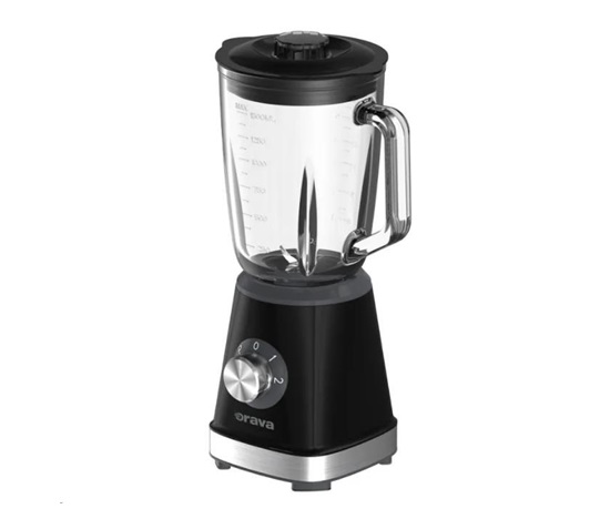Orava Smoothie mixér, 500 W, 1,5l skleněná nádoba, nerezový 4-čepelový nůž, 2 rychlosti, funkce Pulse