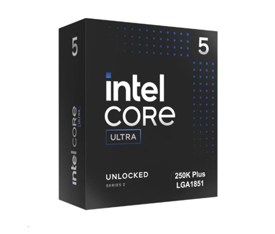 CPU INTEL Core Ultra 5 250K Plus, až 5.3GHz, 30MB L2, LGA1851, Box (bez chladiče)