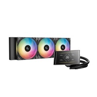 DEEPCOOL Vodní chladič LT360 VISION ARGB, 3x120mm, ARGB, AM5, LGA1851, černá