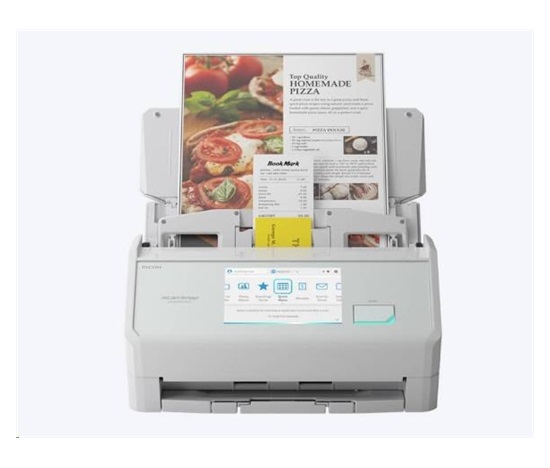 RICOH skener ScanSnap iX2500w A4, color, duples, 45ppm, 5-palcový displej, ADF 100, USB 3.2, Z: 36M, (White)