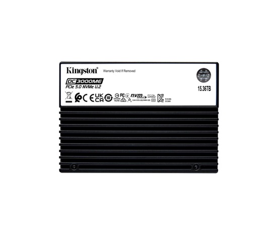 Kingston 30,72TB SSD Data Centre DC3000ME (Mixed Use) Enterprise U.2 PCIe 5.0 NVMe Enterprise SSD