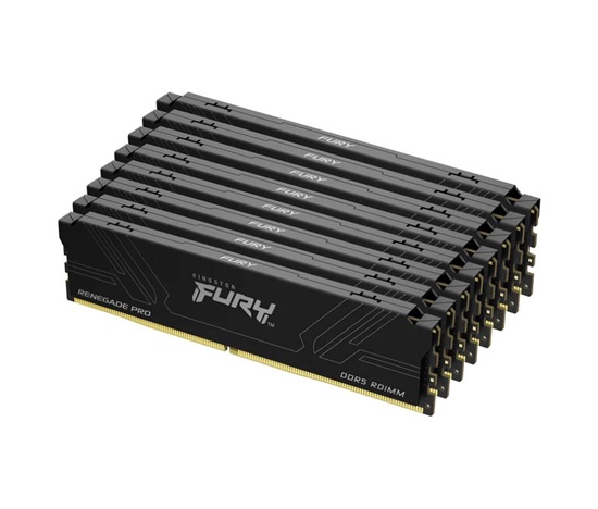 KINGSTON DIMM DDR5 128GB (Kit of 8) 7200MT/s CL38 FURY Renegade Pro Black
