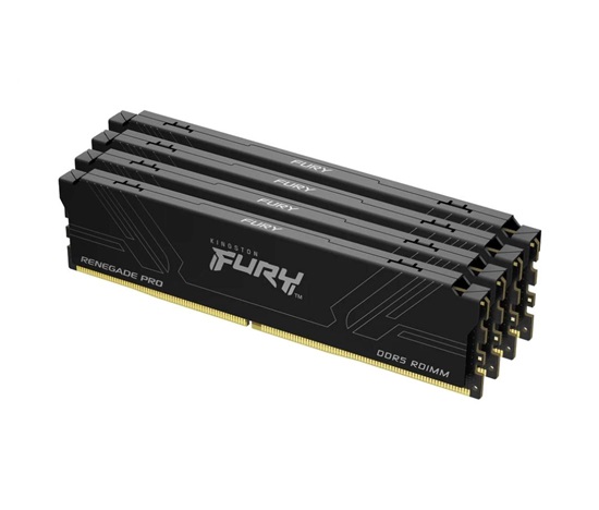 KINGSTON DIMM DDR5 128GB (Kit of 4) 7600MT/s CL40 FURY Renegade Pro Black
