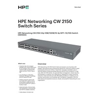 HPE Networking CW 2150 24p 10M/100M/1G 4p SFP+ 1G/10G Switch