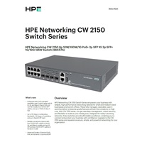 HPE Networking CW 2150 8p 10M/100M/1G PoE+ 2p SFP 1G 2p SFP+ 1G/10G 125W Switch