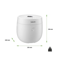 Salente Jasmine, rýžovar, 1,9 l, bílý