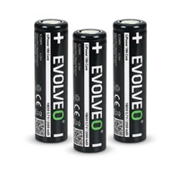 EVOLVEO LiPower 186 Core 2500 – Li-ion baterie 18650 (3.7 V / 2500 mAh) 3ks
