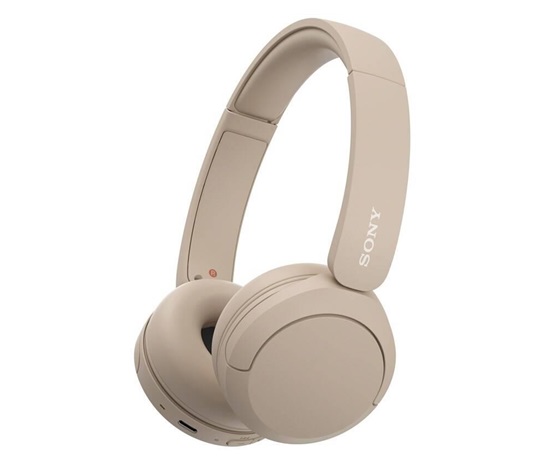 Sony bezdrátová sluchátka WH-CH520, EU, béžová
