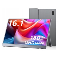 Arzopa Z3FC Portable Monitor 16.1" 180hz IPS 2K 1440P Metal Housing Přenosný monitor + pouzdro