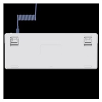 TRUST Herní klávesnice GXT 872, Mechanická, USB, bílá