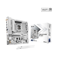 ASRock MB Sc LGA1851 B860M Challenger WiFi WHITE, Intel B860, 4xDDR5,1xHDMI, WiFi, mATX